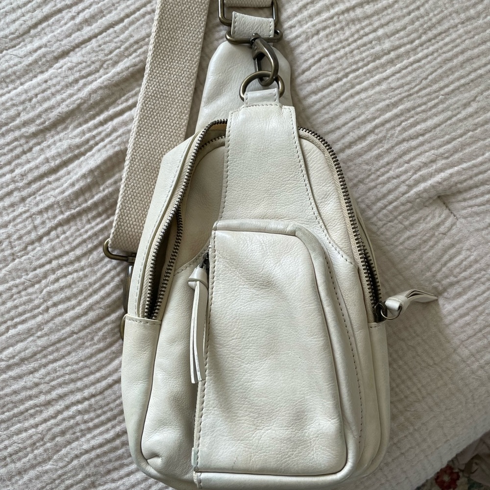 Free People Hudson Sling Bag - Cream
